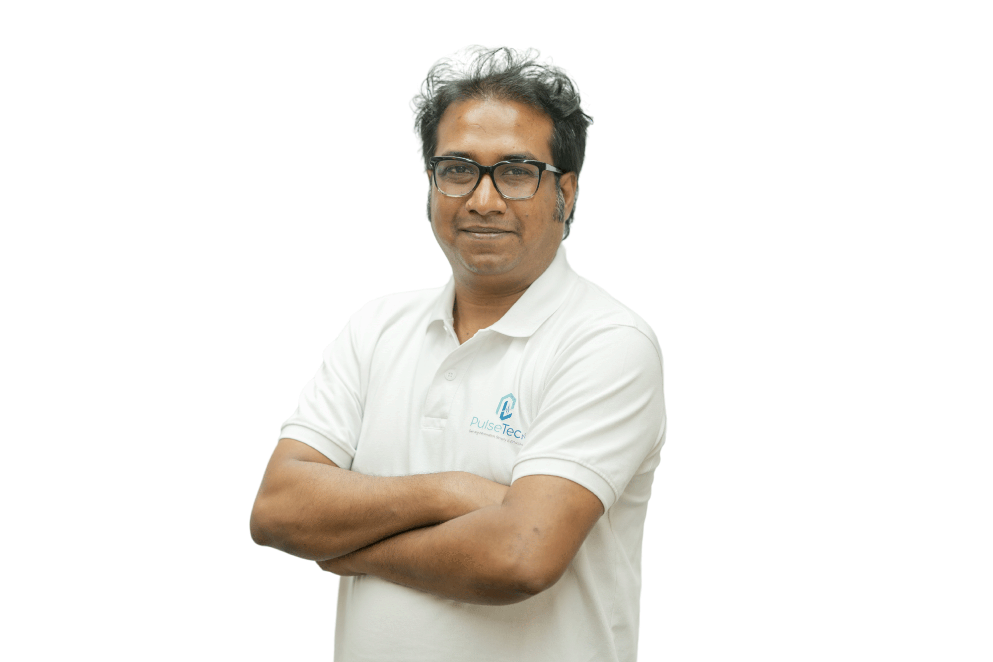 Portrait of Leemon Chandra, Chief Technology Officer at PulseTech